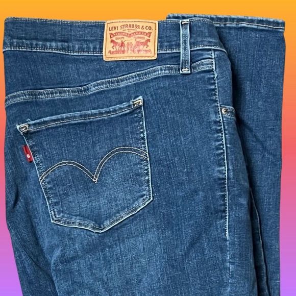 Plus Size Levi’s 310 Super Shaping Skinny Jeans Size 18W - Picture 4 of 5